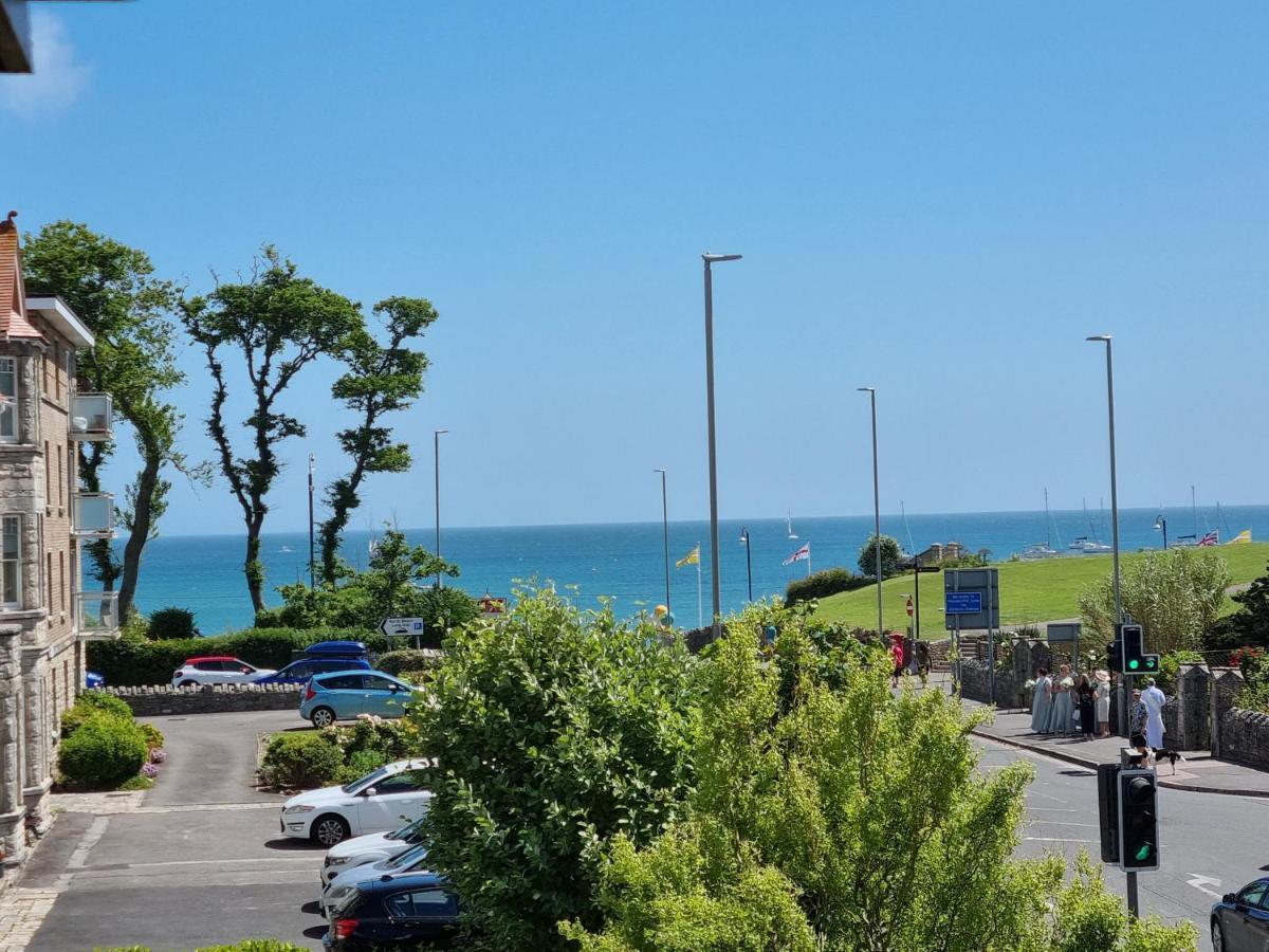 Apartmán Hightide - 2 Bed With Parking, Balcony & Sea View. Swanage Exteriér fotografie
